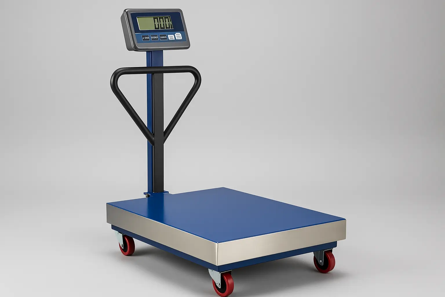 Painted steel scale