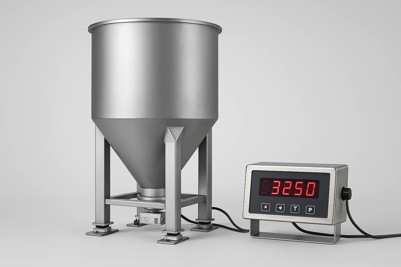 Conveyor belt weighing system